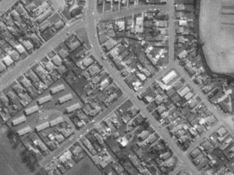 147 Strickland Street from the air, 1975-1979