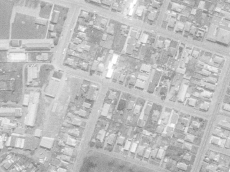 21 Buffon Street from the air, 1975-1979