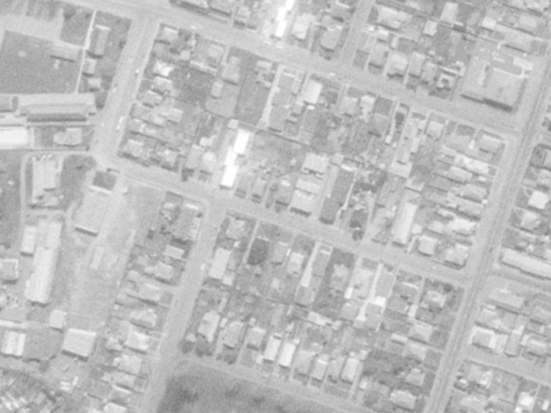 25 Buffon Street from the air, 1975-1979