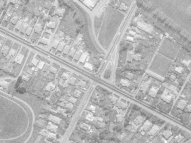 79 Opawa Road from the air, 1975-1979