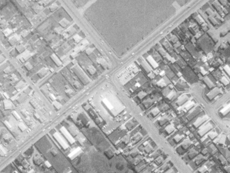 Lyttelton Street from the air, 1975-1979