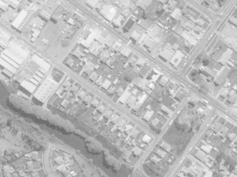 38A Heathcote Street from the air, 1975-1979