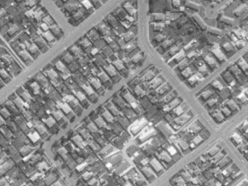 76 Diamond Avenue from the air, 1975-1979