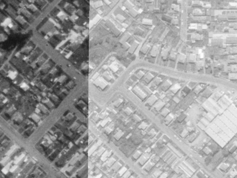 6 Austin Street from the air, 1975-1979