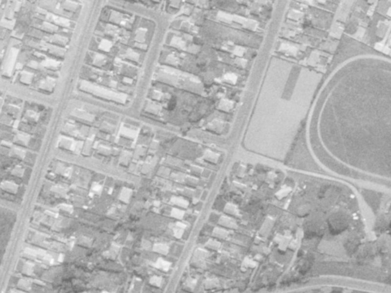 18 Hassals Lane from the air, 1975-1979