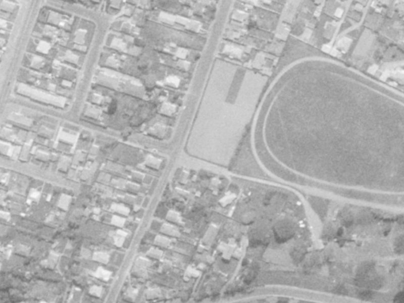 22 Hassals Lane from the air, 1975-1979