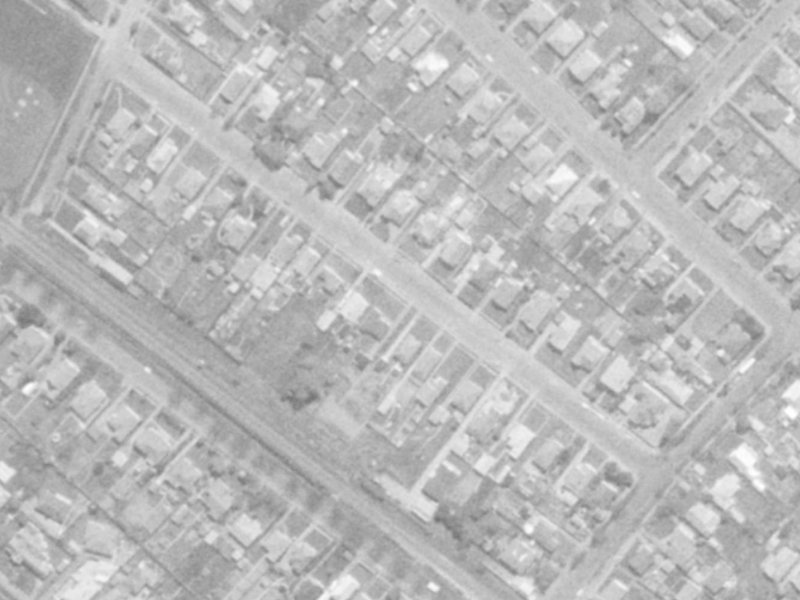 30 Tabart Street from the air, 1975-1979