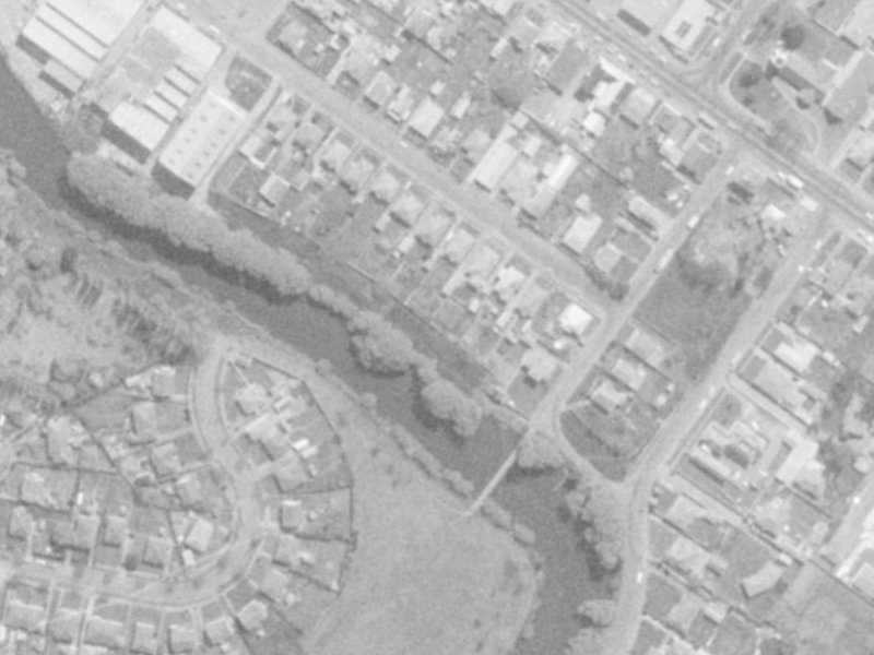 49 Heathcote Street from the air, 1975-1979