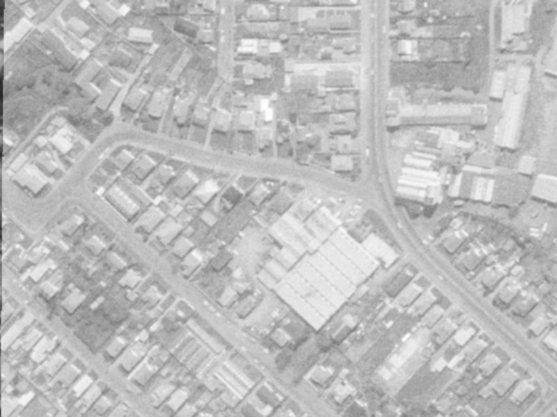 36 Cameron Street from the air, 1975-1979