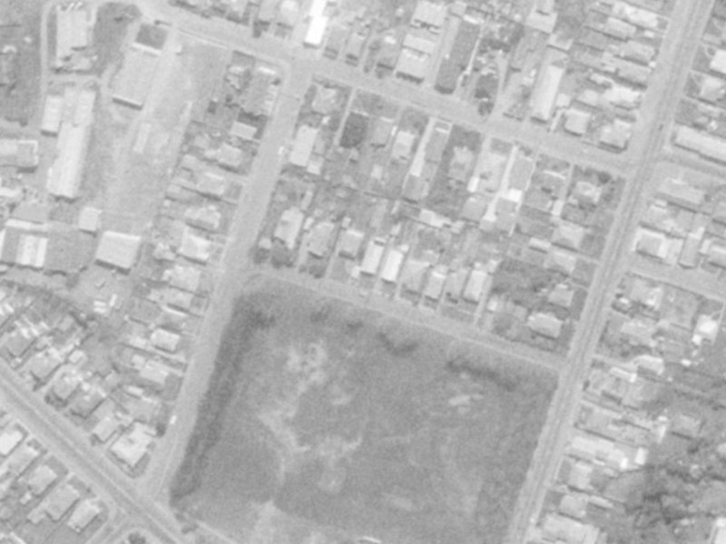11 Domett Street from the air, 1975-1979