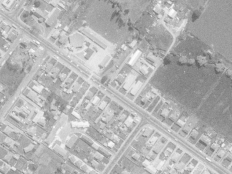 757 Ferry Road from the air, 1975-1979
