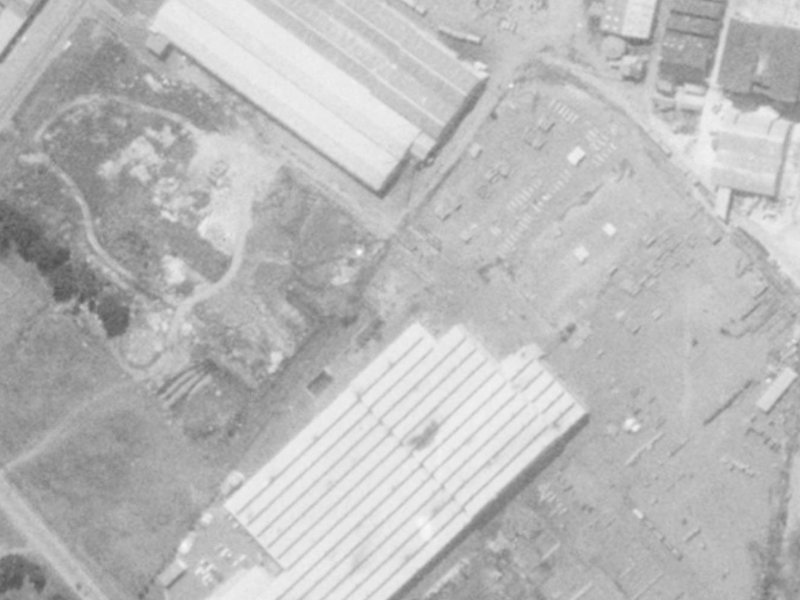 81 Seymour Street from the air, 1975-1979