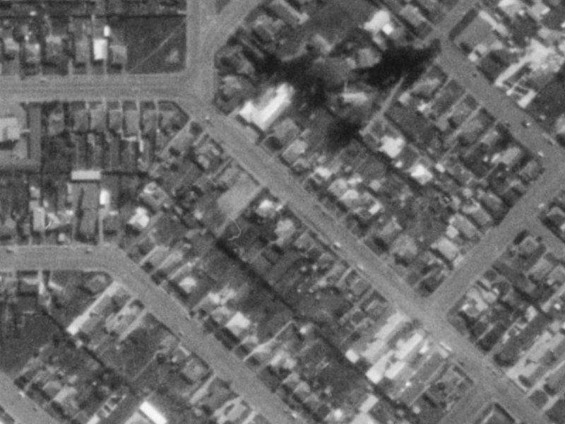 2–18 Ingoldsby Street from the air, 1975-1979