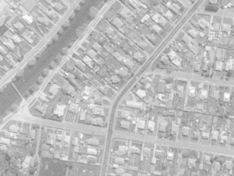 68A Radley Street from the air, 1975-1979