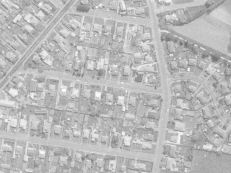 22 Ashmole Street from the air, 1975-1979