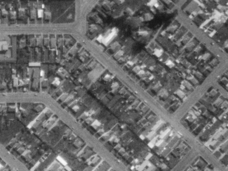 18 Ingoldsby Street from the air, 1975-1979