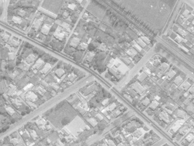 99 Opawa Road from the air, 1975-1979