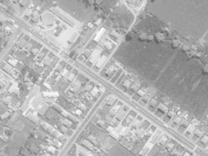 688 Ferry Road from the air, 1975-1979