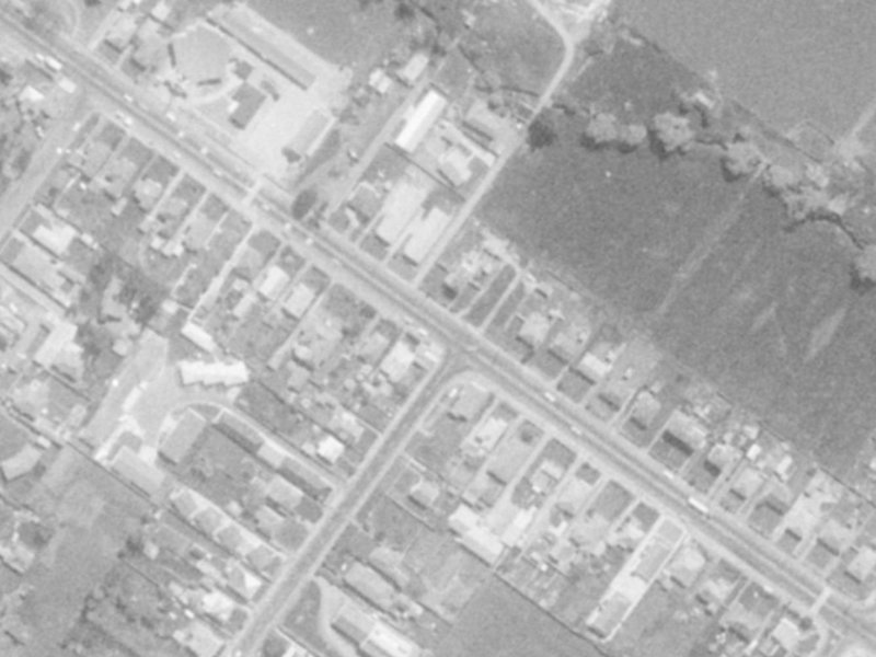 775 Ferry Road from the air, 1975-1979