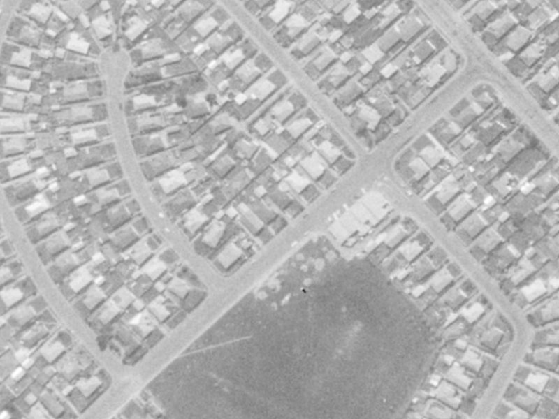 Blankney Street from the air, 1975-1979