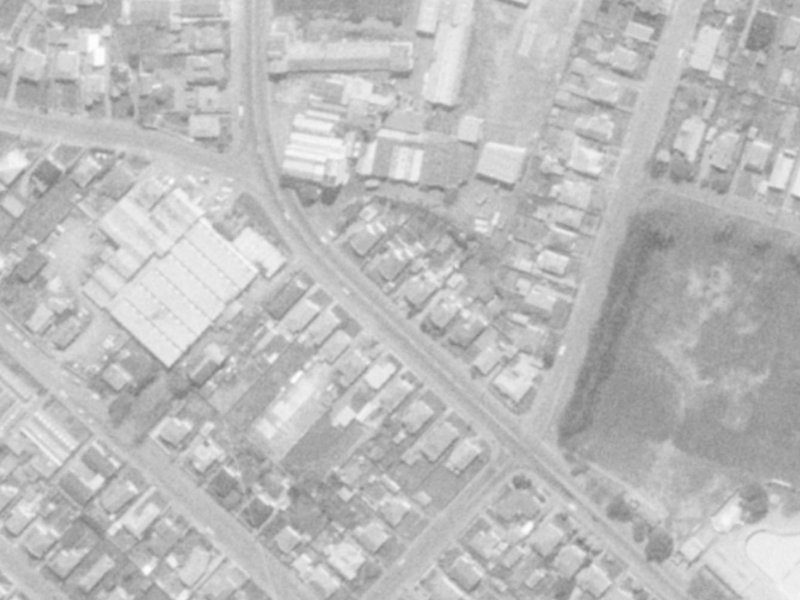 58 Waltham Road from the air, 1975-1979