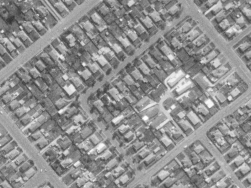 Diamond Avenue from the air, 1975-1979