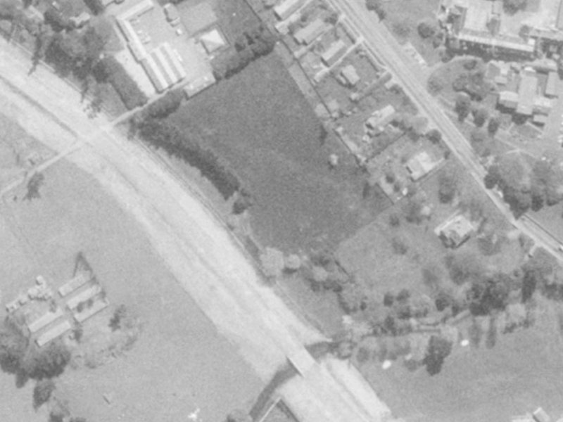 11 Seager Lane from the air, 1975-1979