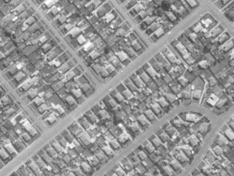 136 Neville Street from the air, 1975-1979