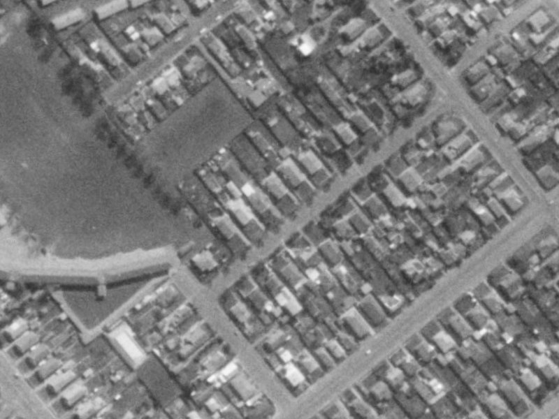 35 Dominion Avenue from the air, 1975-1979