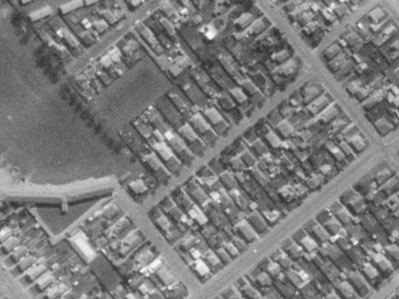 35A Dominion Avenue from the air, 1975-1979