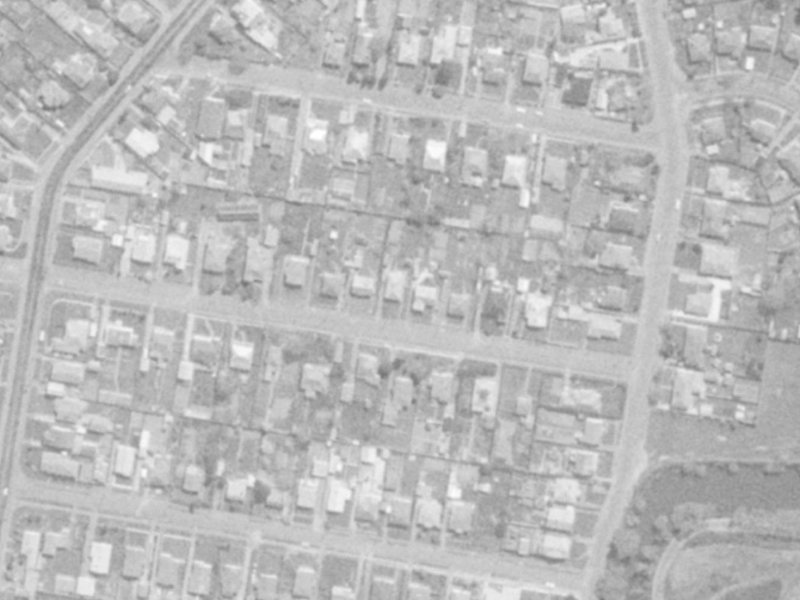 41 Sheldon Street from the air, 1975-1979