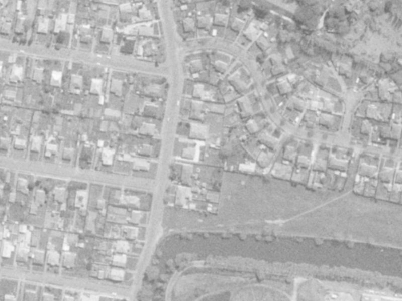 49A Cumnor Terrace from the air, 1975-1979
