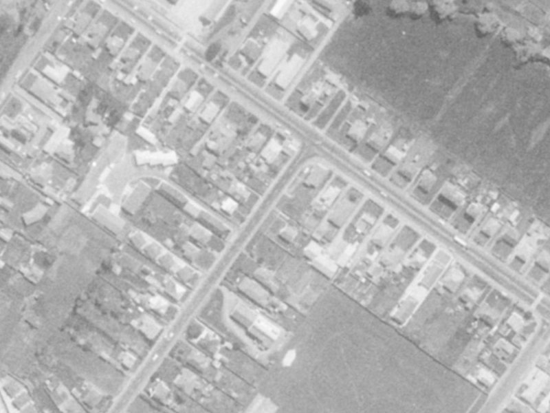 7 Rutherford Street from the air, 1975-1979