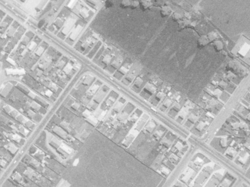 708 Ferry Road from the air, 1975-1979