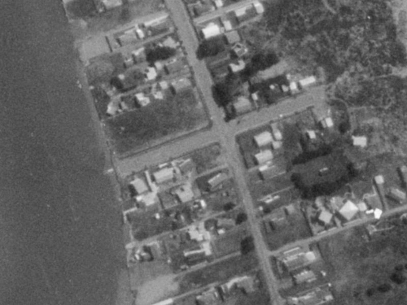 156 Rocking Horse Road from the air, 1975-1979