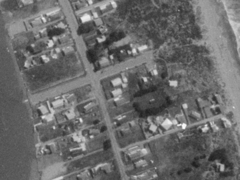 155 Rocking Horse Road from the air, 1975-1979