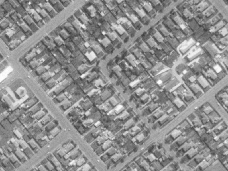 37 Diamond Avenue from the air, 1975-1979