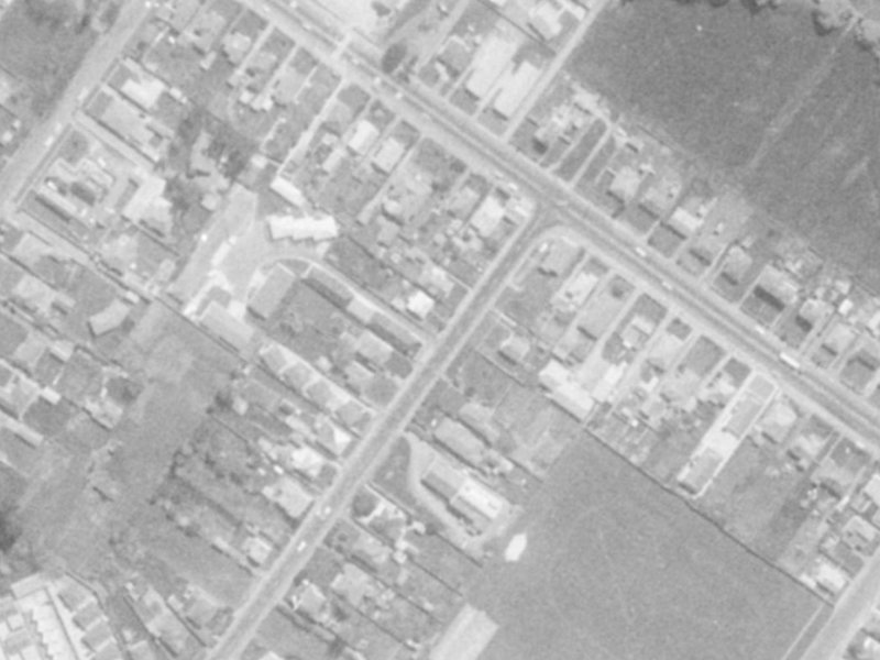 10 Rutherford Street from the air, 1975-1979