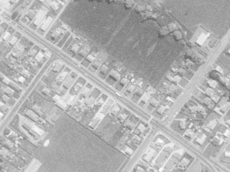 801 Ferry Road from the air, 1975-1979