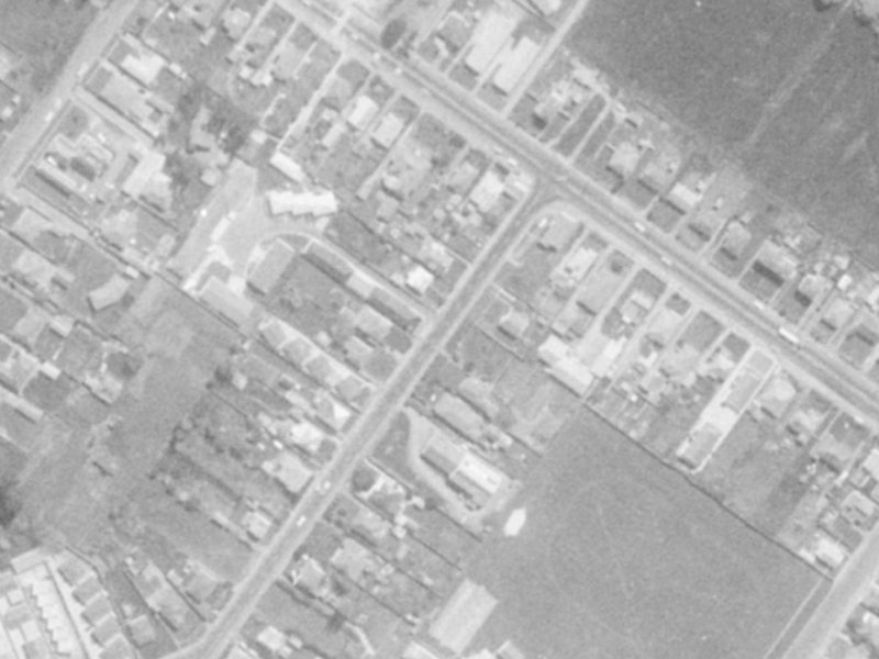 12 Rutherford Street from the air, 1975-1979