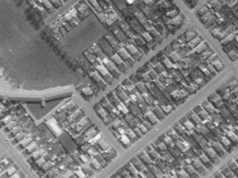 Dominion Avenue from the air, 1975-1979