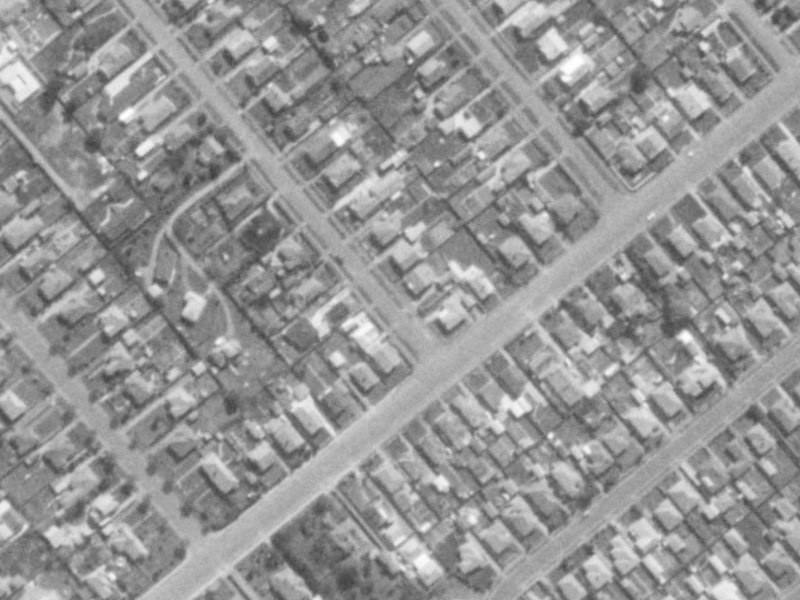 14 Plunket Street from the air, 1975-1979