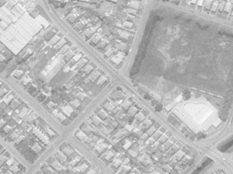 52 Rogers Street from the air, 1975-1979