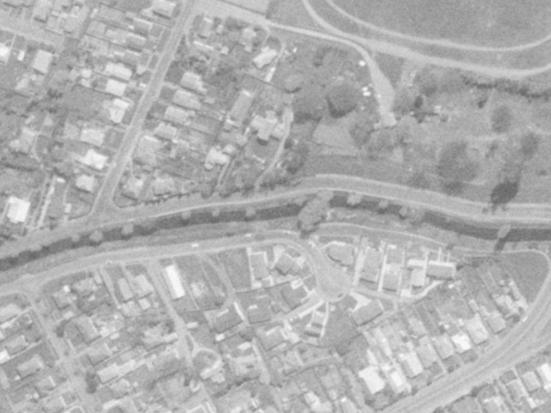 2 Esher Place from the air, 1975-1979