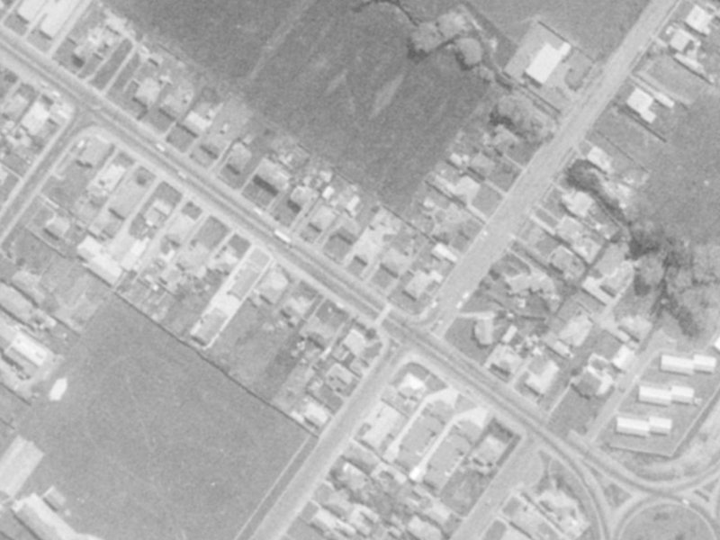 815 Ferry Road from the air, 1975-1979