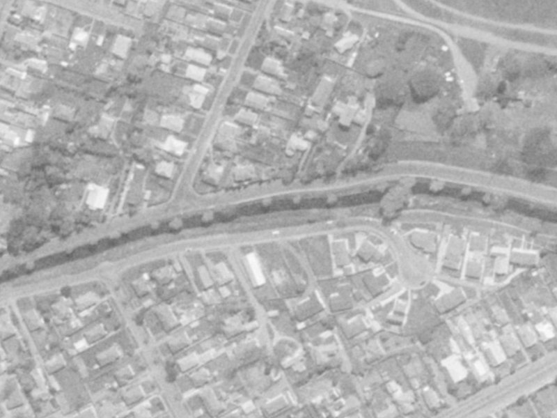 Fifield Terrace from the air, 1975-1979