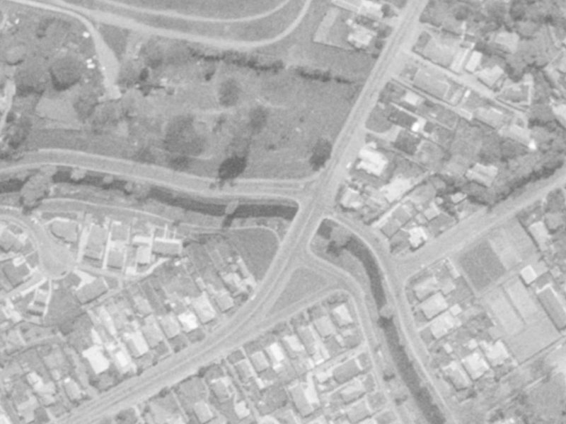 172 Riverlaw Terrace from the air, 1975-1979