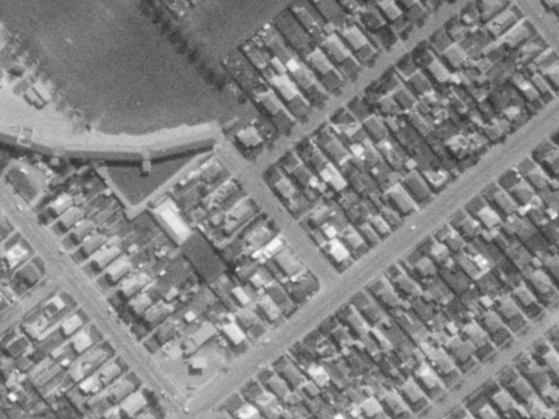 14 Dominion Avenue from the air, 1975-1979