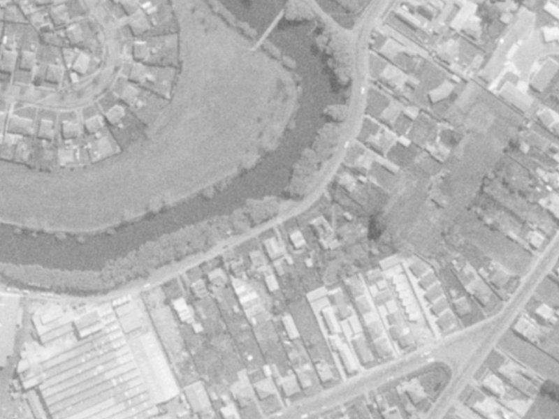 23 Connal Street from the air, 1975-1979
