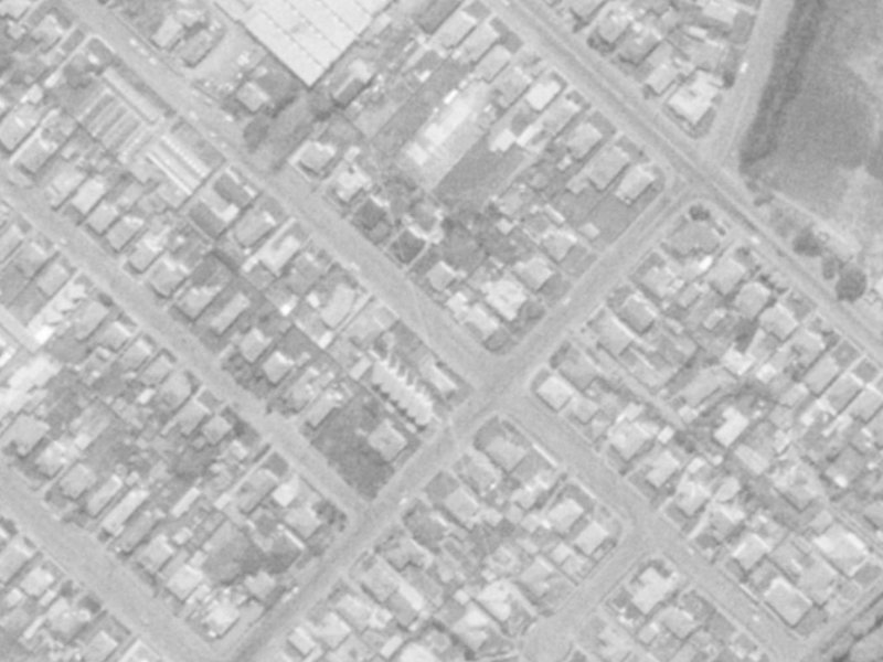 53 Hume Street from the air, 1975-1979